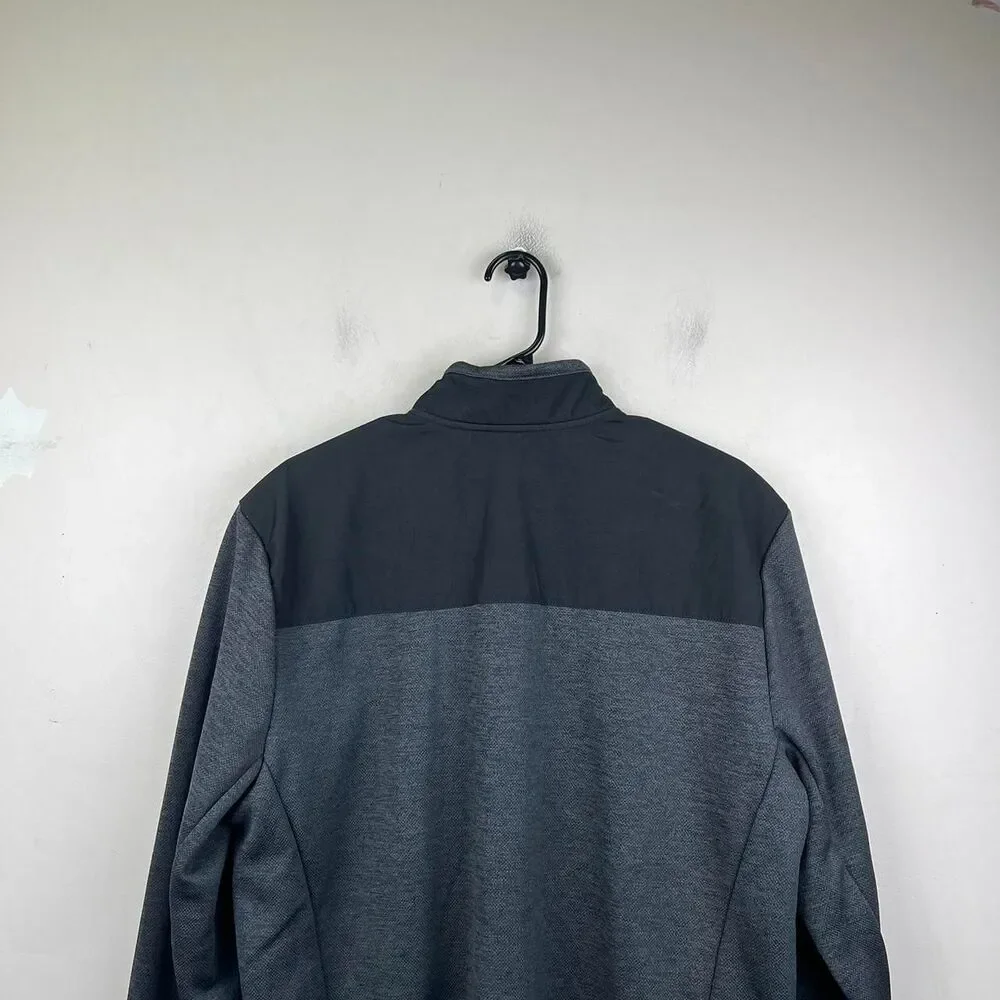 Orvis Full Zip Jacket  Gray Zippered Pockets Outdoor Size L